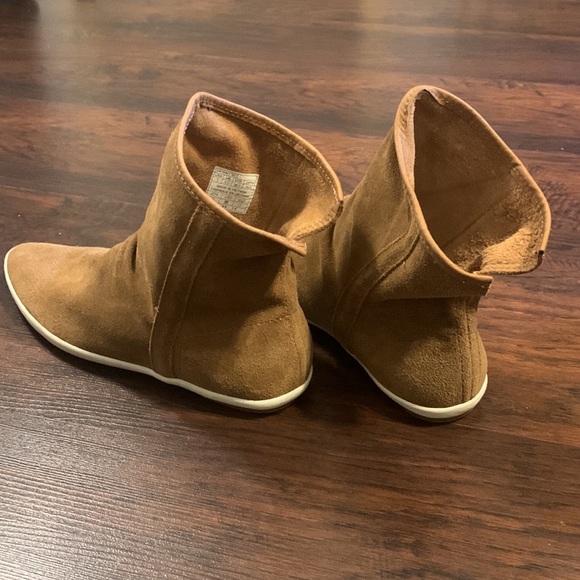 Sanuk Womens Kat Sphynx Slouch Boots Tan Suede - Picture 3 of 6